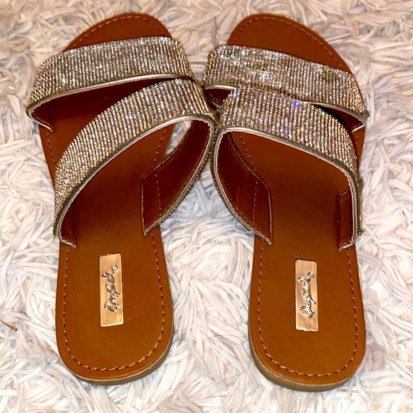 Qupid Studded Sandals - Picture 3 of 5